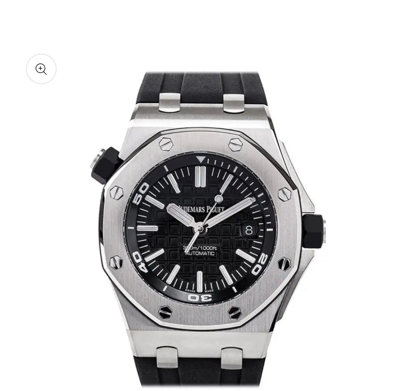 Audemars Piguet Royal Oak Offshore Diver Black Dial Black Rubber Men's Watch