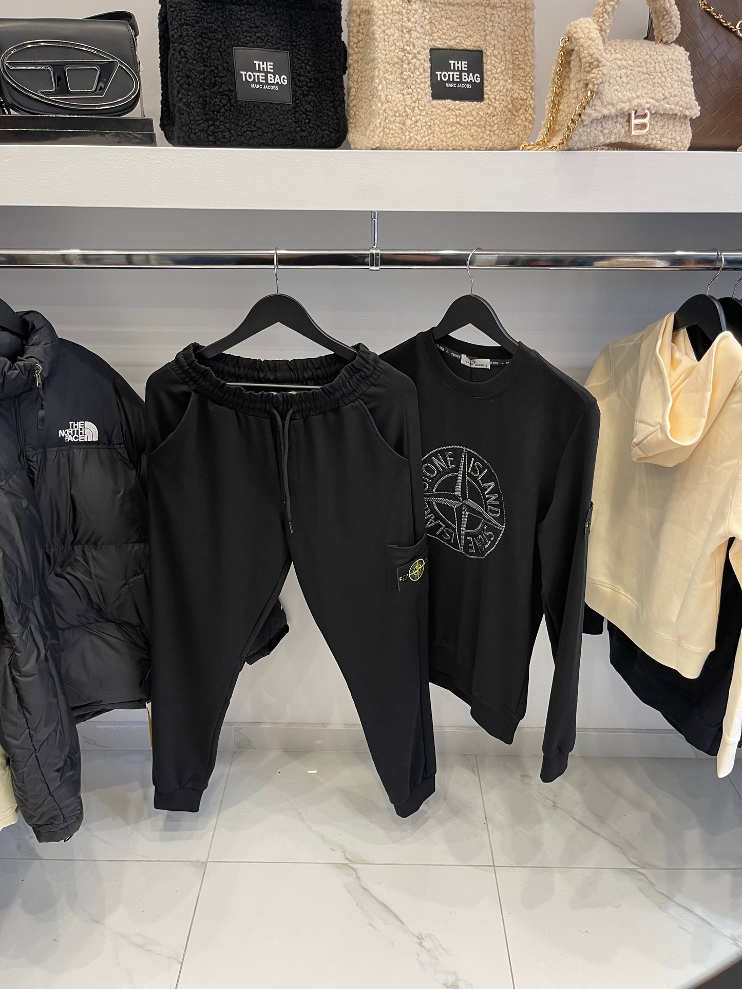 Σετ Stone Island - Black