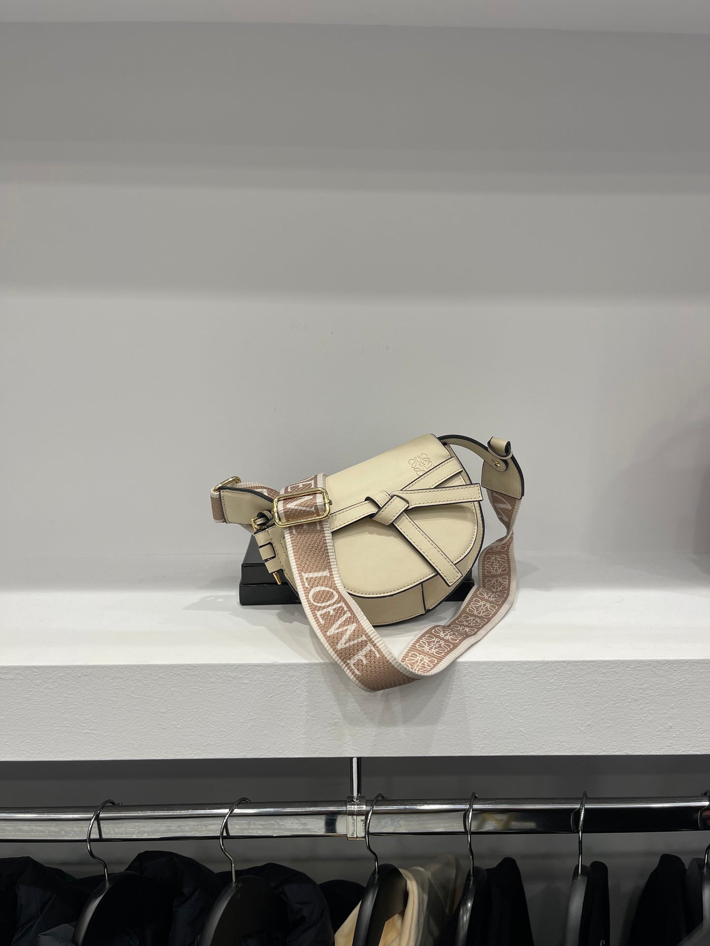 Loewe Gate Shoulder Bag - Beige