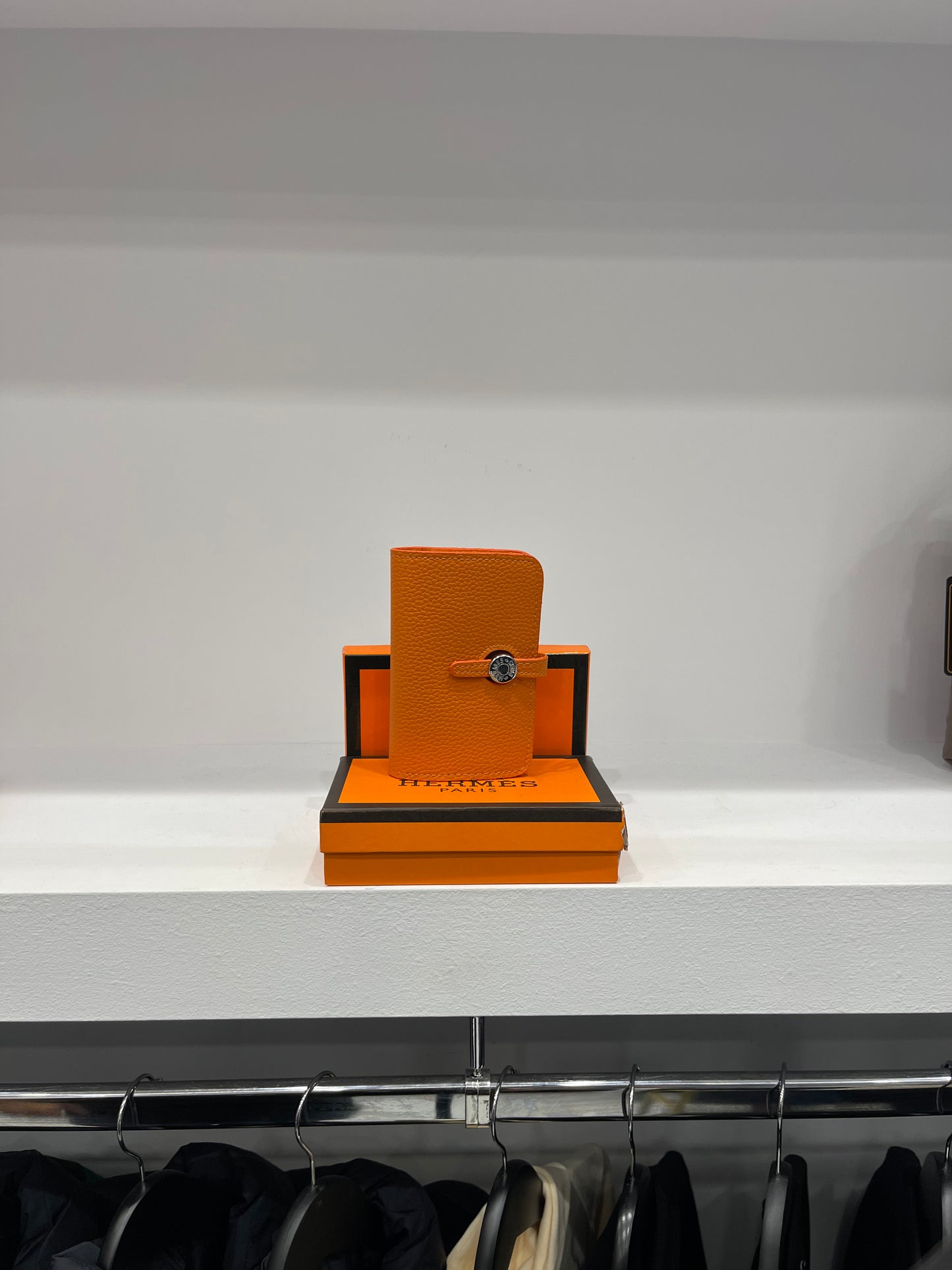 Hermes Dogon Duo Wallet - Orange