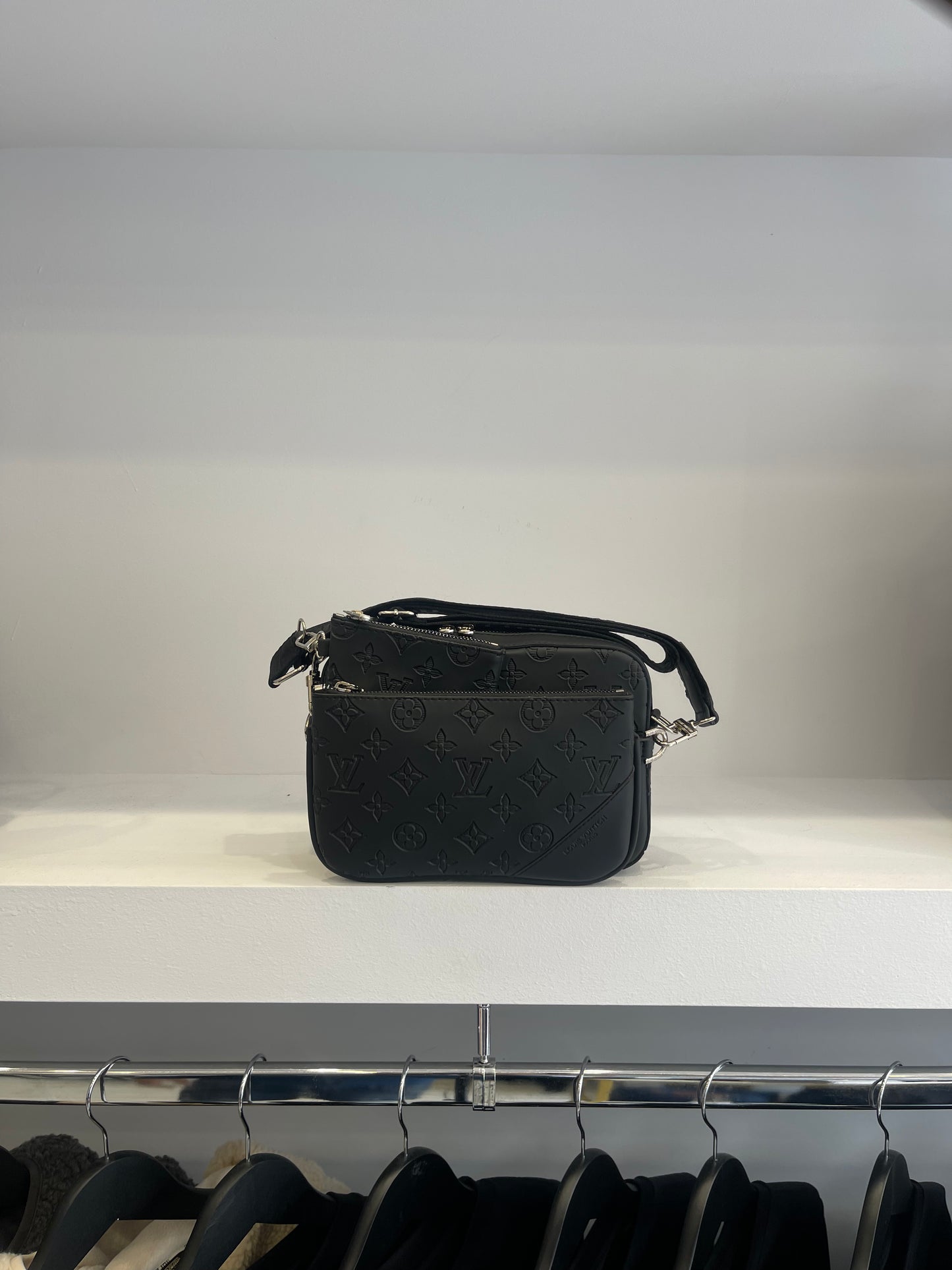 Louis Vuitton Trio Messenger - Monogram Shadow Black