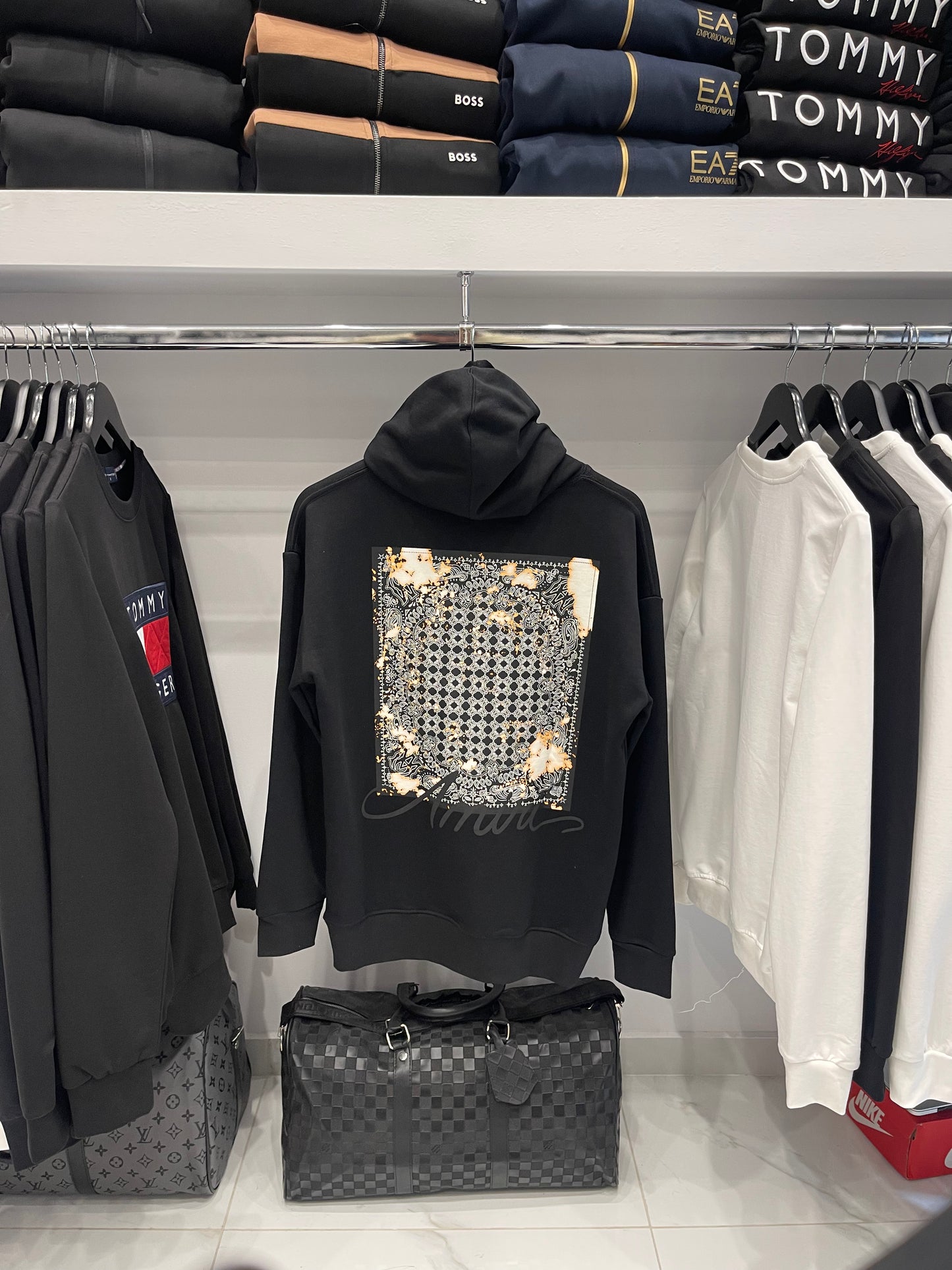 Sweatshirt Hoodie Amiri - Black