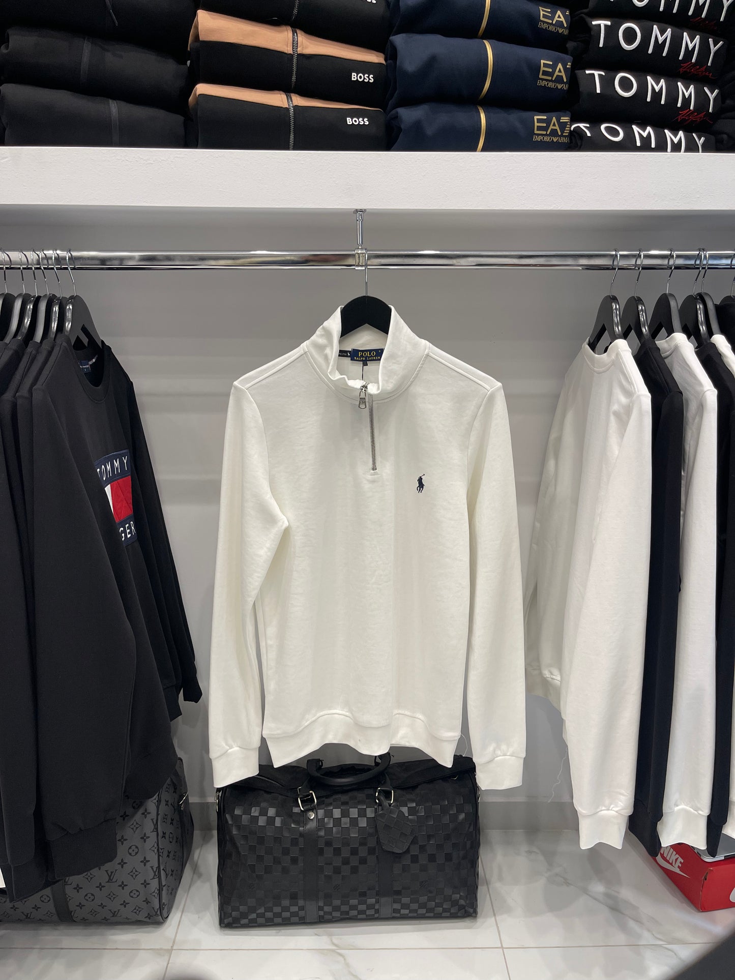 Zip Sweatshirt Polo Ralph Lauren - White