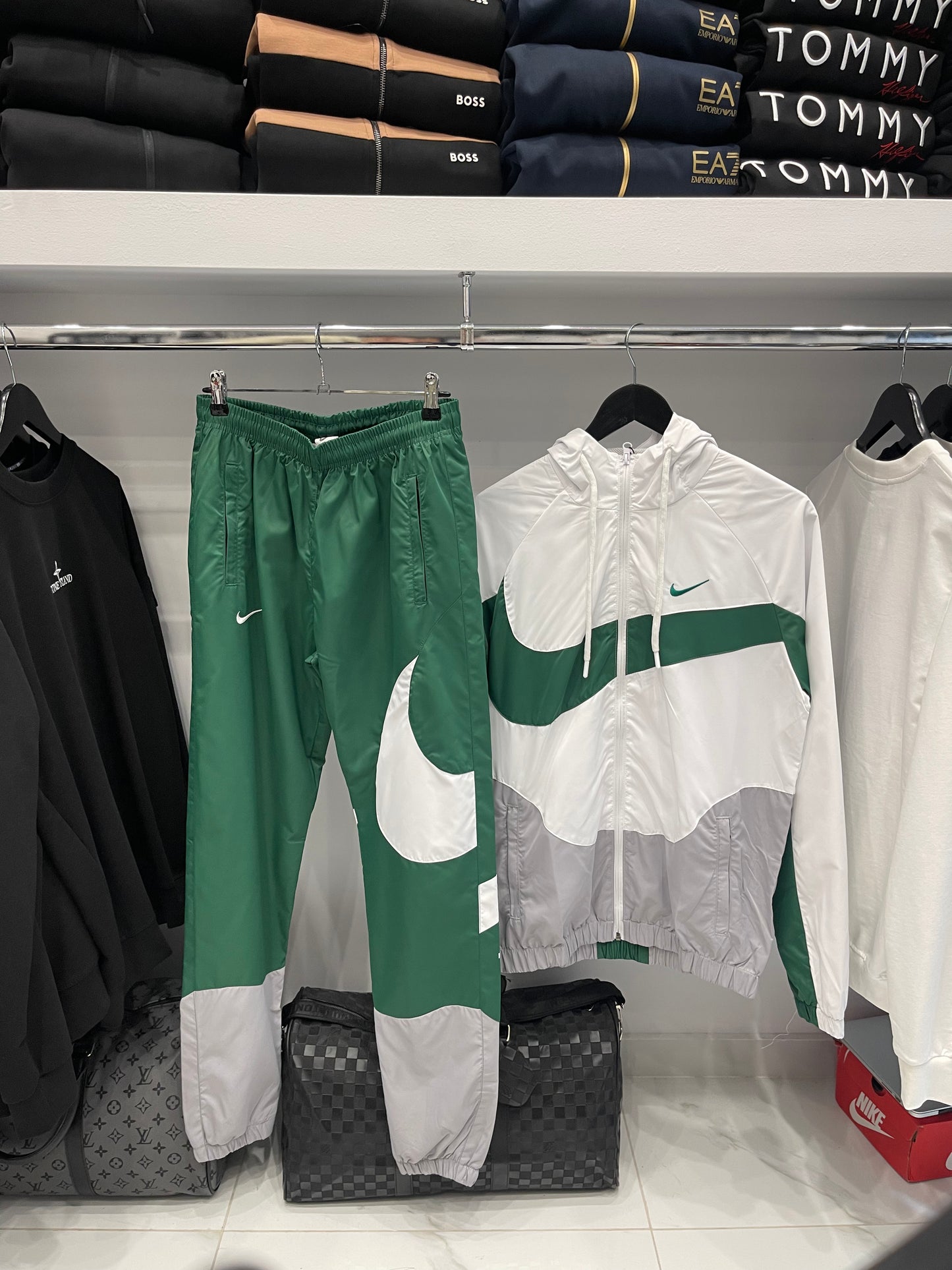 Σετ Nike TM - White Green