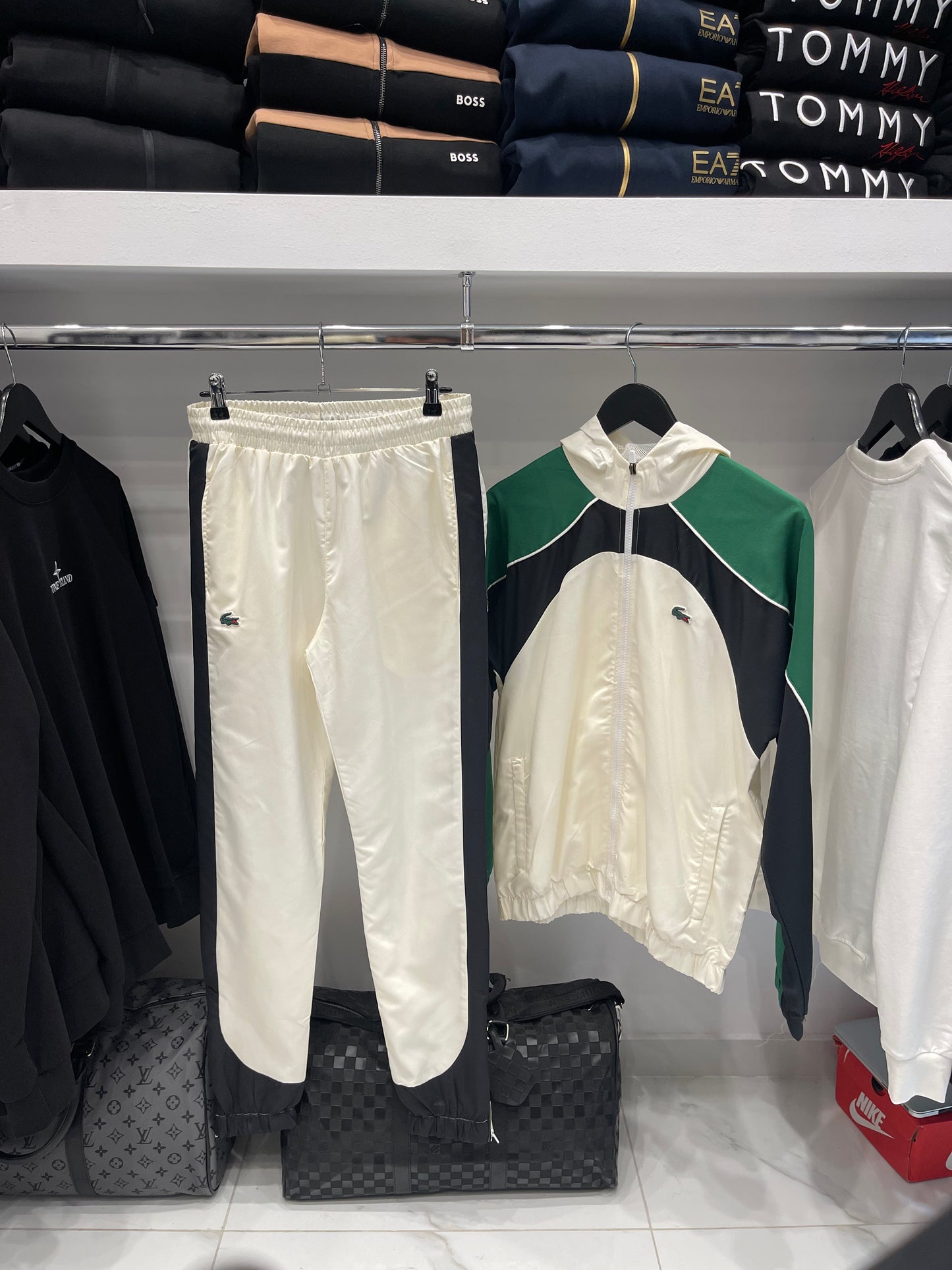 Σετ Lacoste - Beige Green