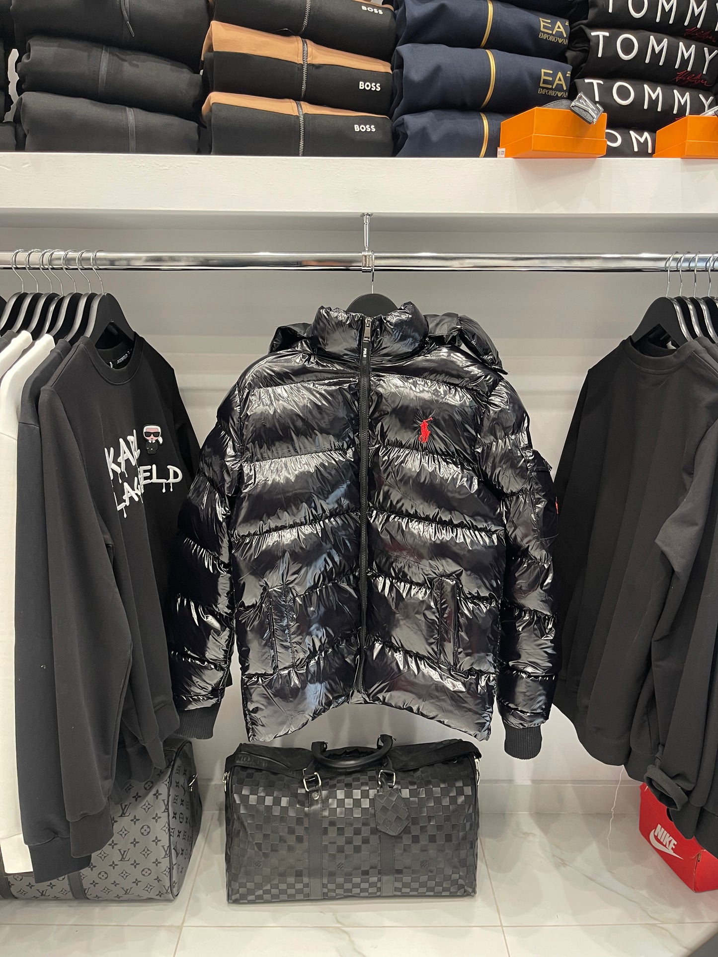 Polo Ralph Lauren Puffer - Glossy Black