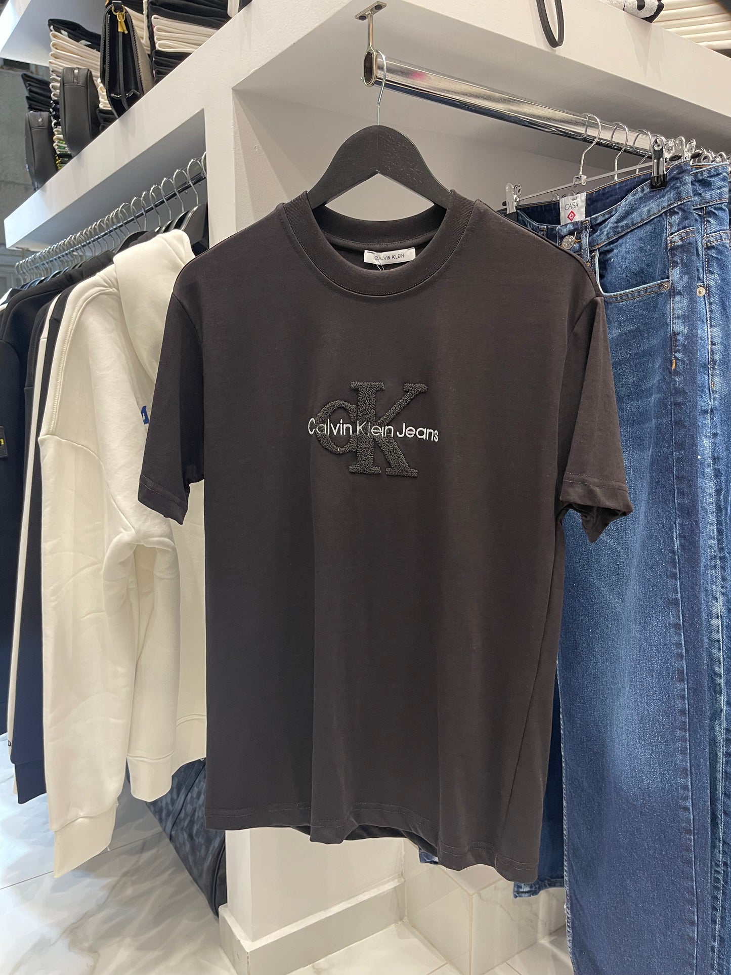 Calvin Klein Chenille Black - T-Shirt