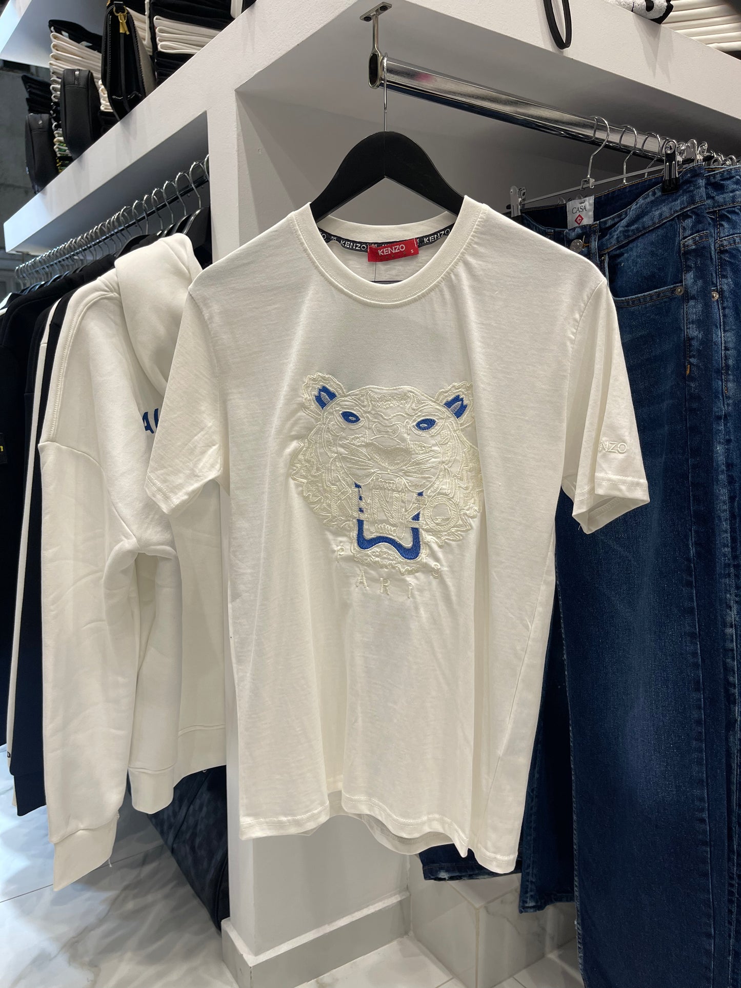 Kenzo Tiger White - T-Shirt