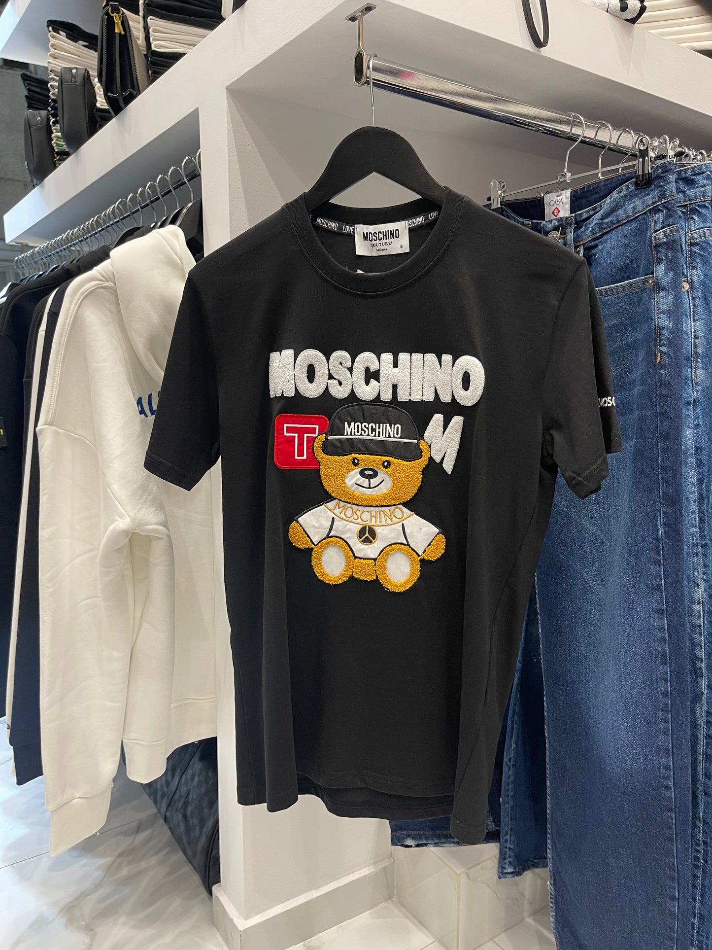 Moschino Teddy Black - T-Shirt