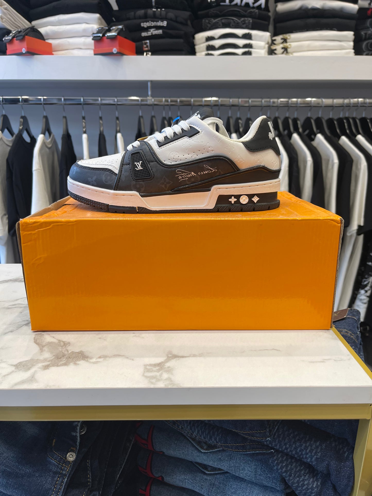 Louis Vuitton LV Trainer #54 - White Black