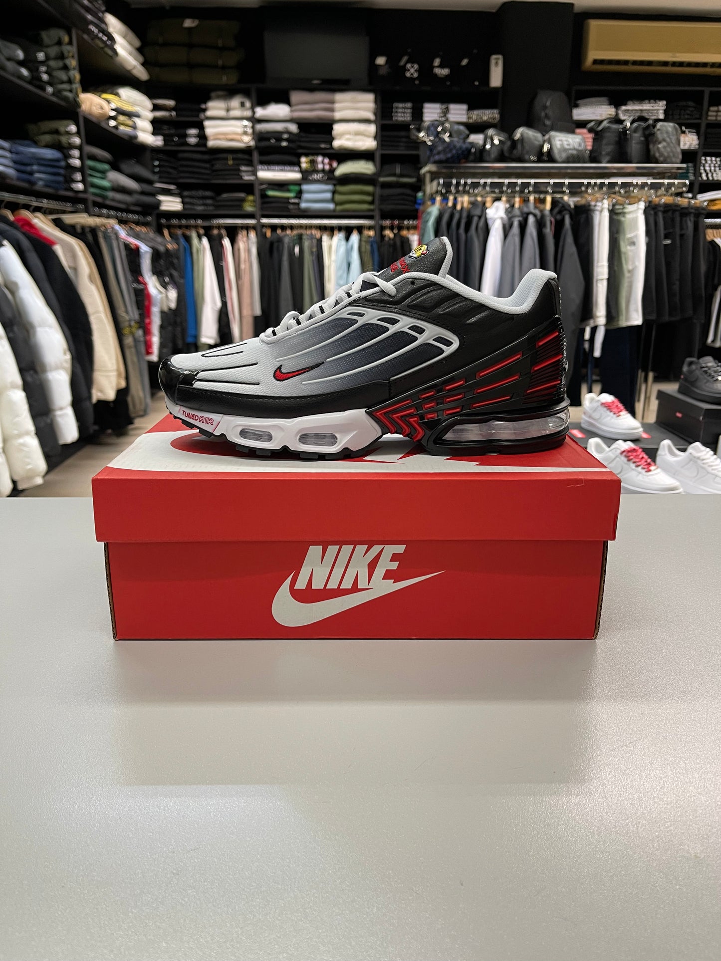 Air Max Plus TN 3 - GS Black White Red - V23SHOP.GR