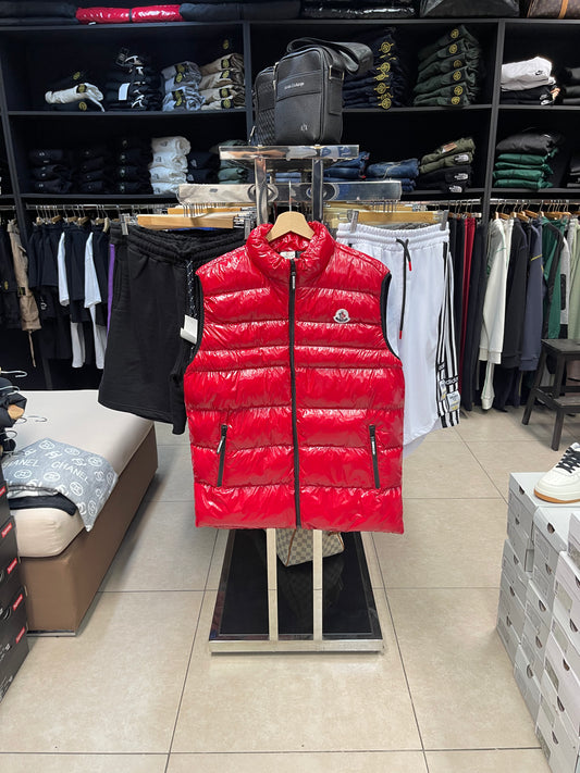 Moncler Vest - Glossy Red