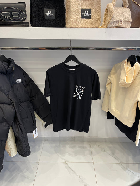 T-Shirt Off White - Black