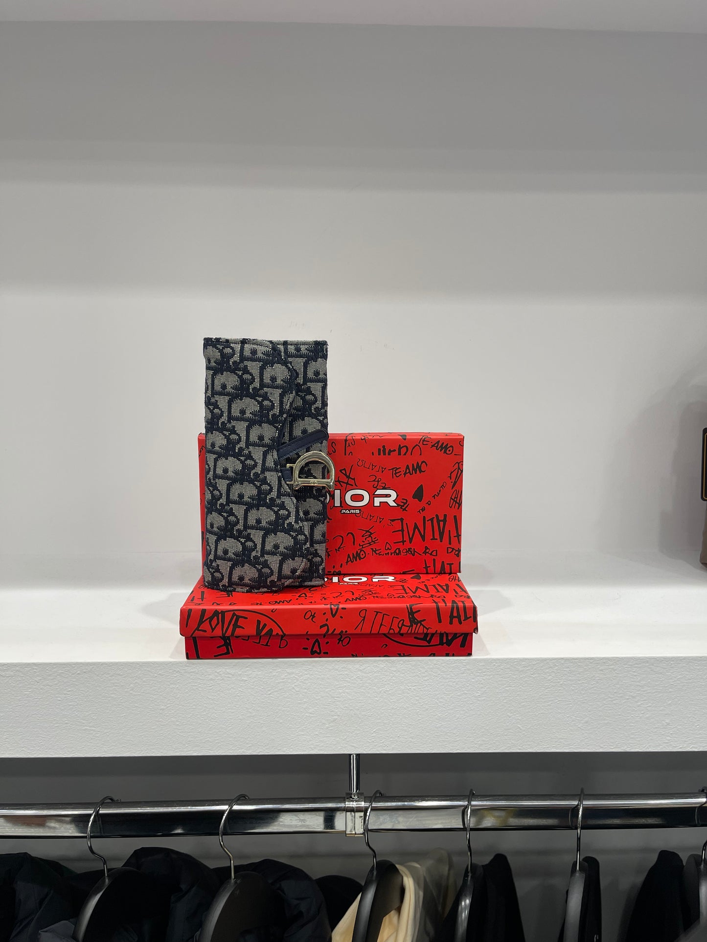 Christian Dior Oblique Jacquard Wallet