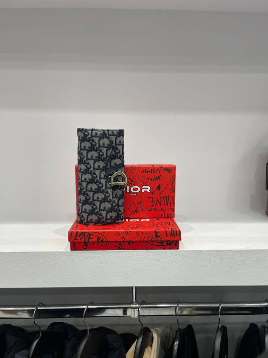 Christian Dior Oblique Jacquard Wallet