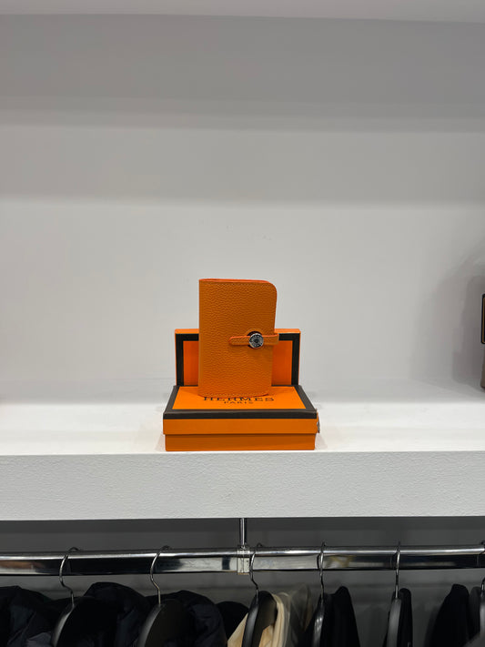 Hermes Dogon Duo Wallet - Orange