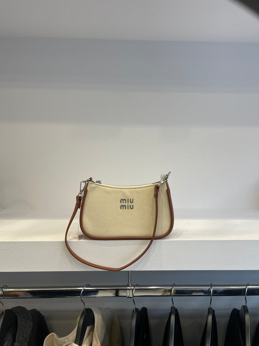 Miu Miu Shoulder Bag - Beige
