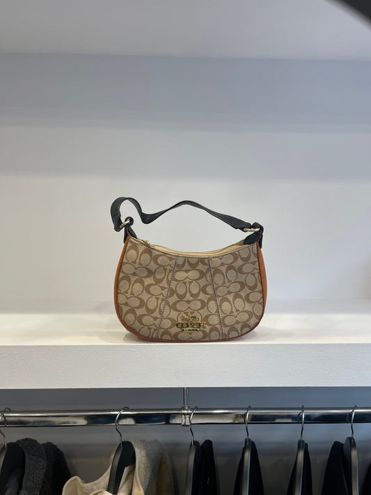 Coach Signature Coated Canvas  - Hobo Bag