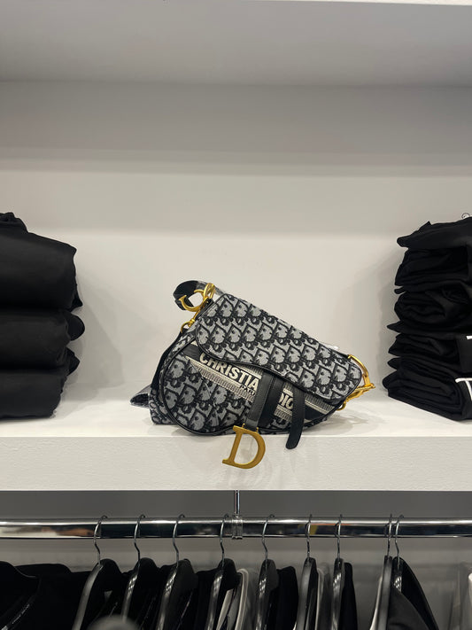 Christian Dior - Saddle Oblique Grey