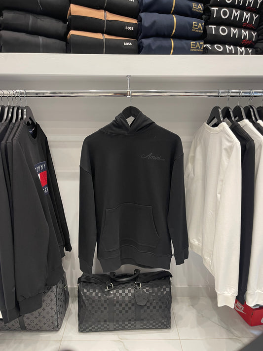 Sweatshirt Hoodie Amiri - Black