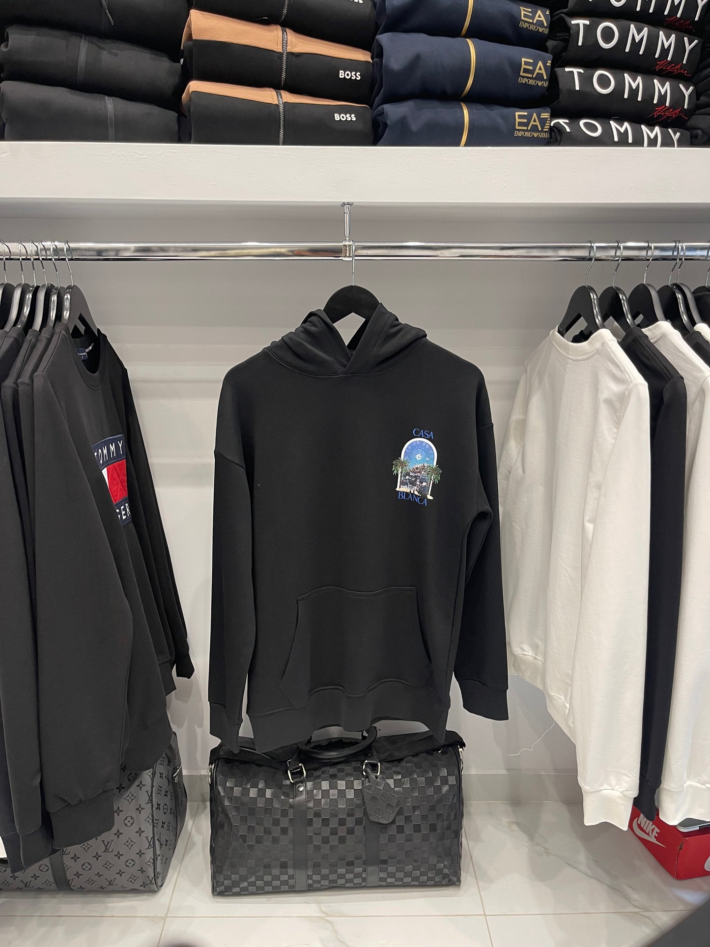 Sweatshirt Hoodie Casablanca - Black