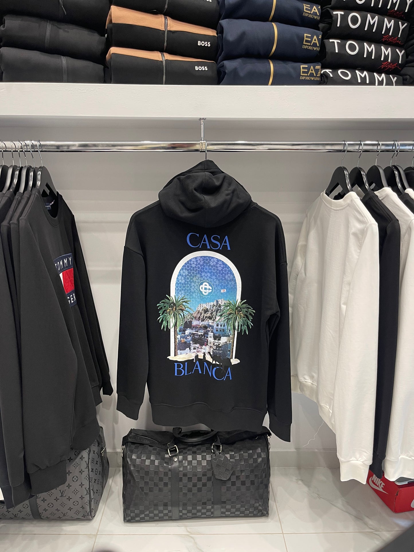 Sweatshirt Hoodie Casablanca - Black