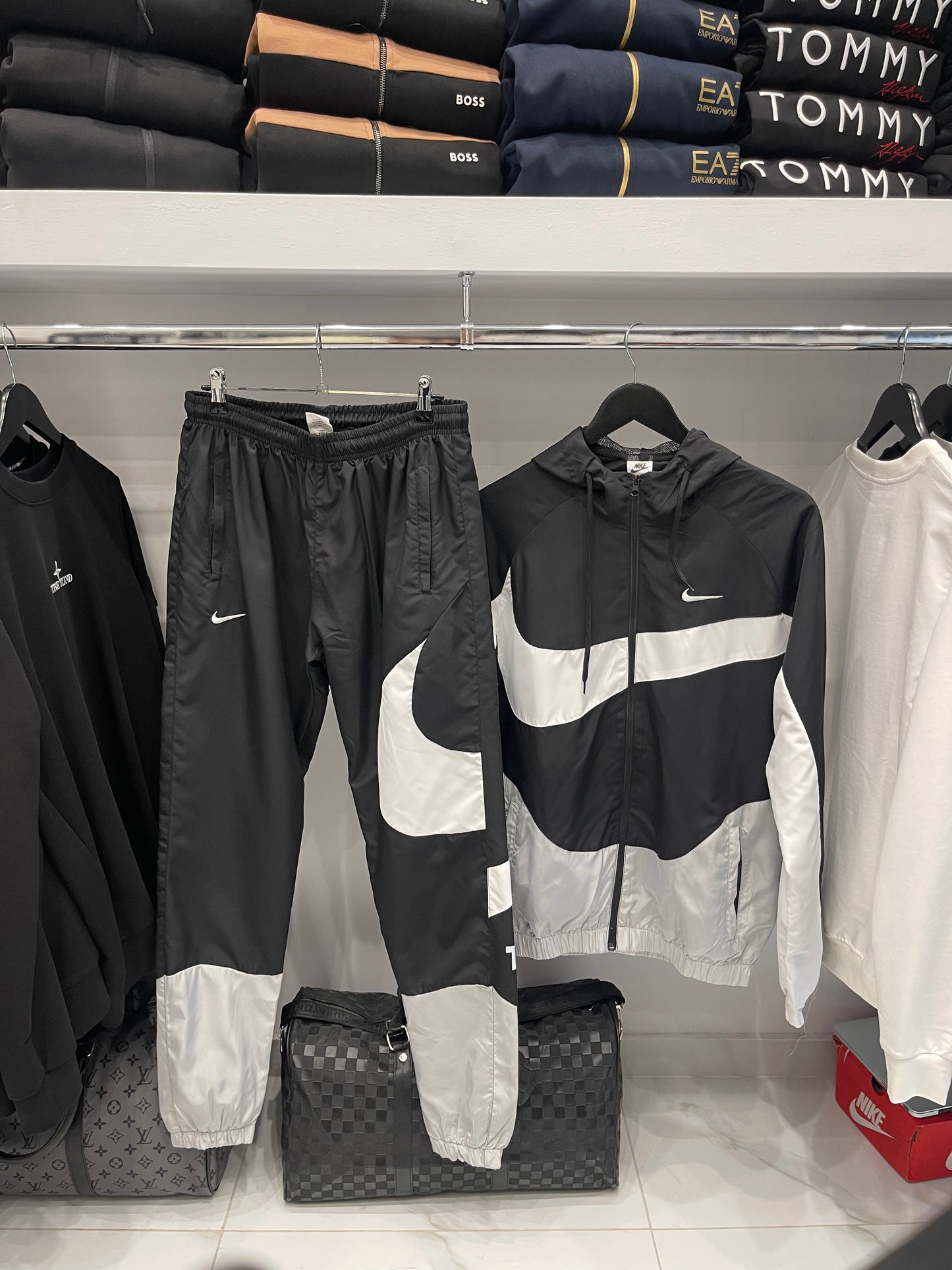 Σετ Nike TM - Black Grey White