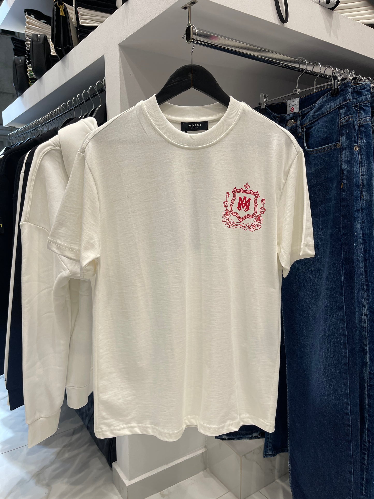 Amiri Crest MA White - T-Shirt