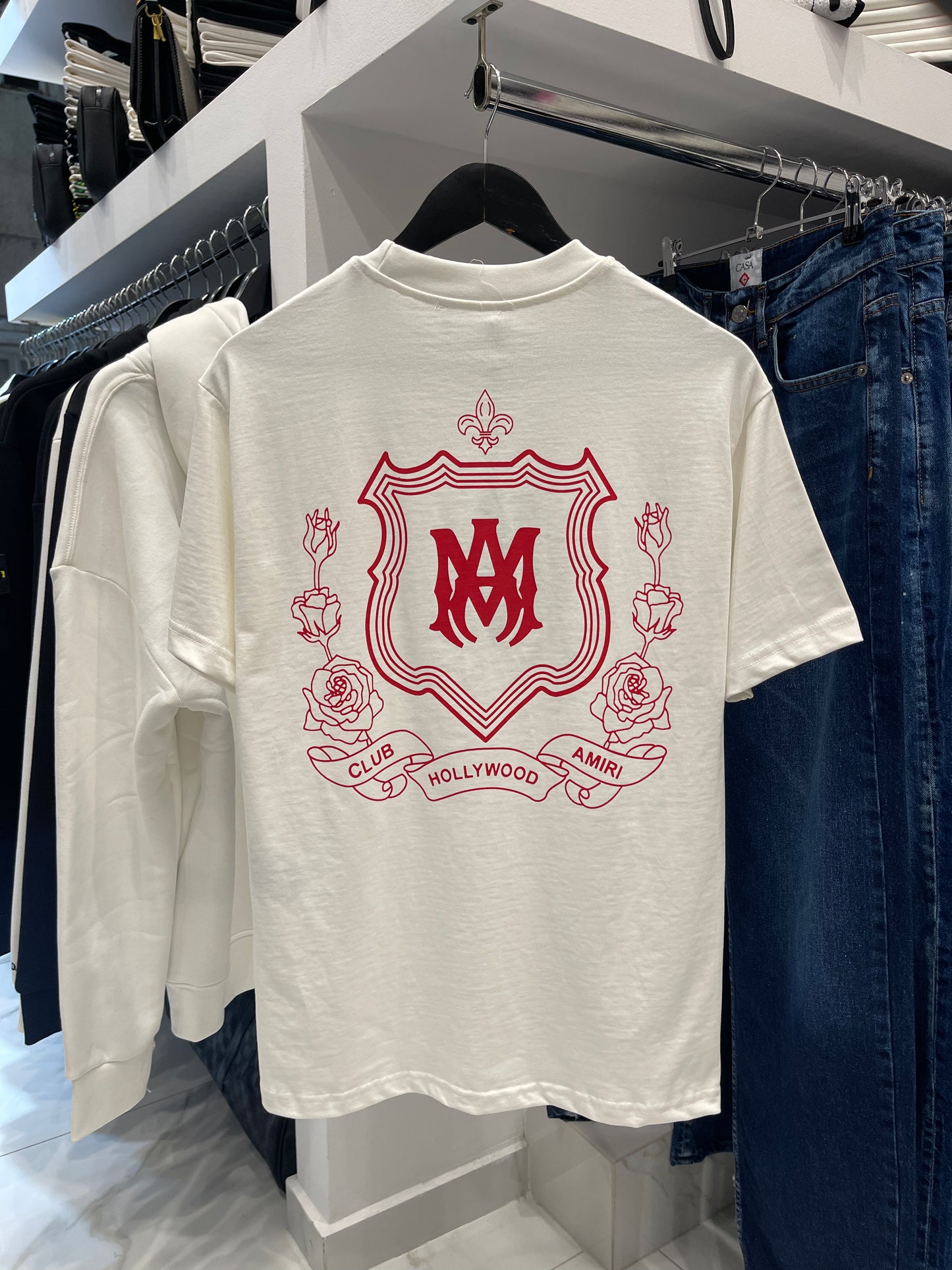 Amiri Crest MA White - T-Shirt