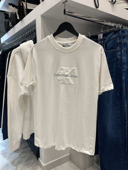 Calvin Klein Chenille White - T-Shirt