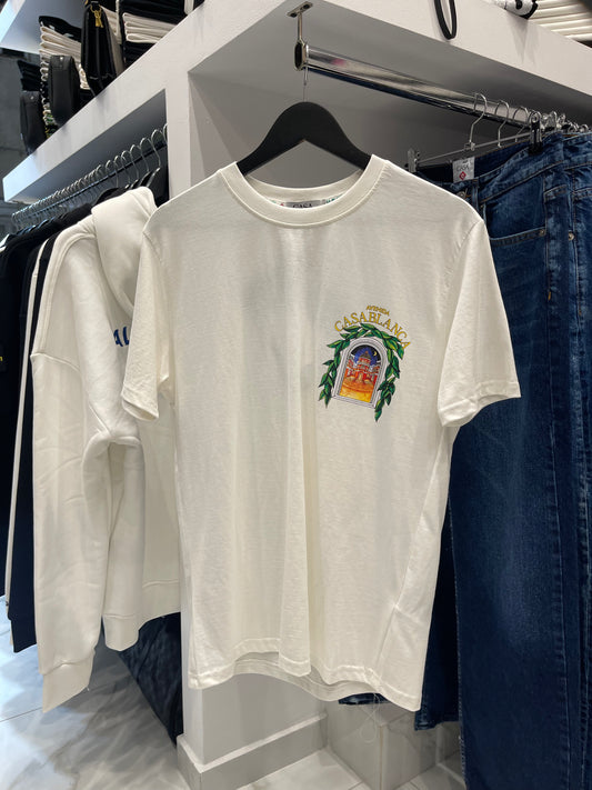 Casablanca Avenida White - T-Shirt
