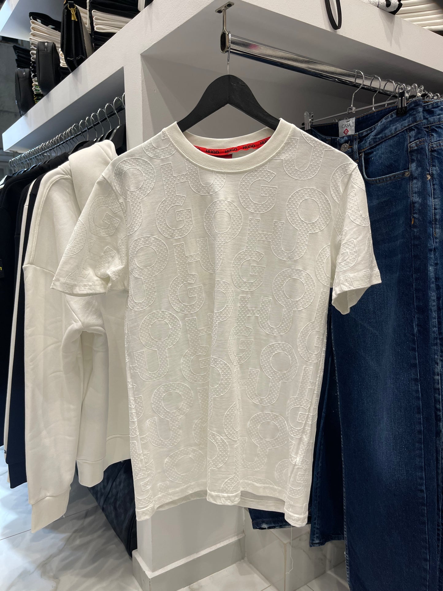 Hugo Boss Relief White - T-Shirt