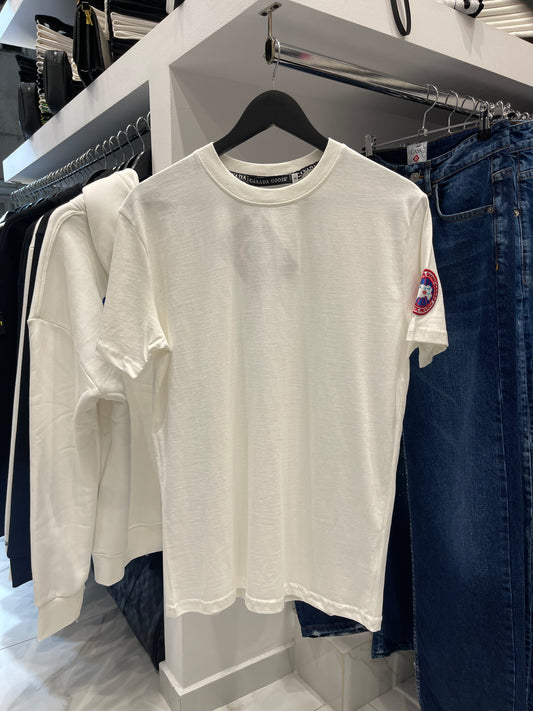 Canada Goose White - T-Shirt