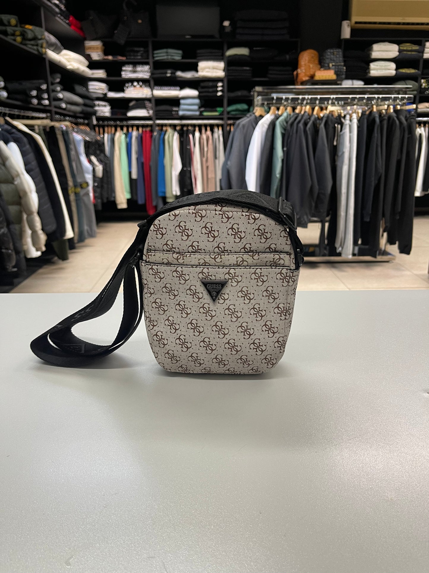 Guees White Beige - Crossbody Bag
